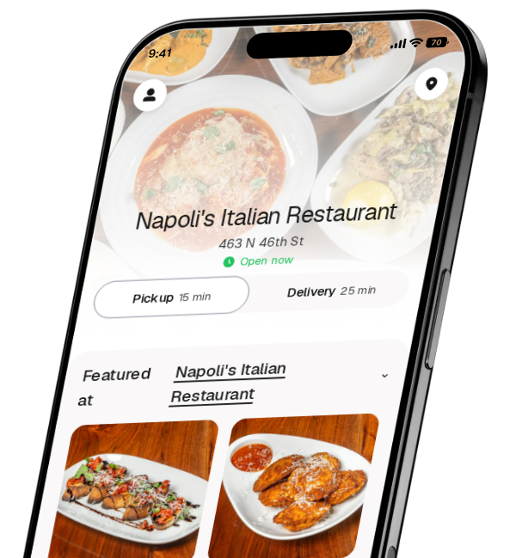 Napoli's Italian Restaurant app preview