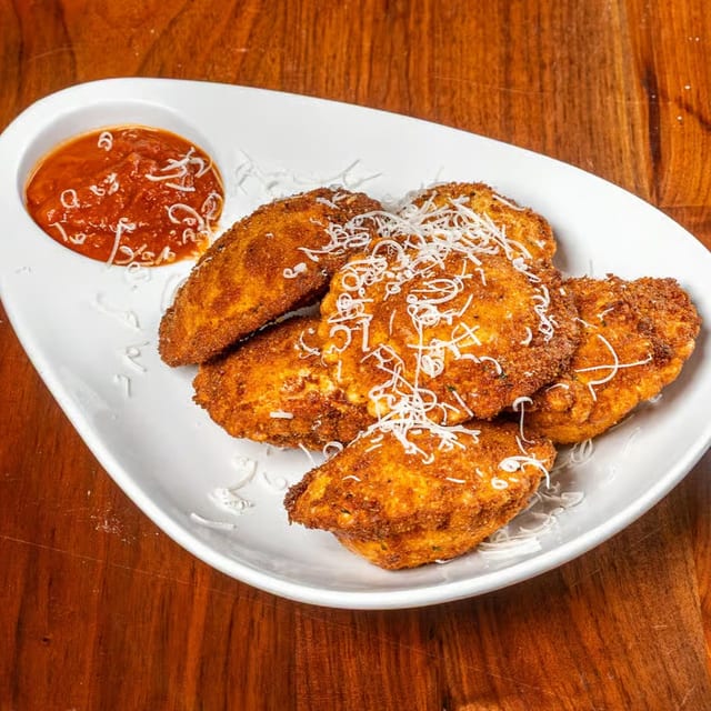 Fried Cheese Ravioli.