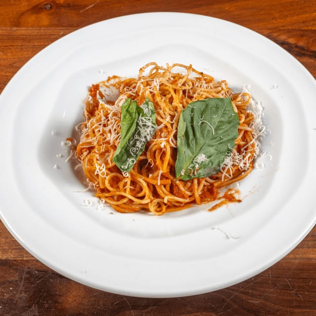 Spaghetti with Meat Sauce.