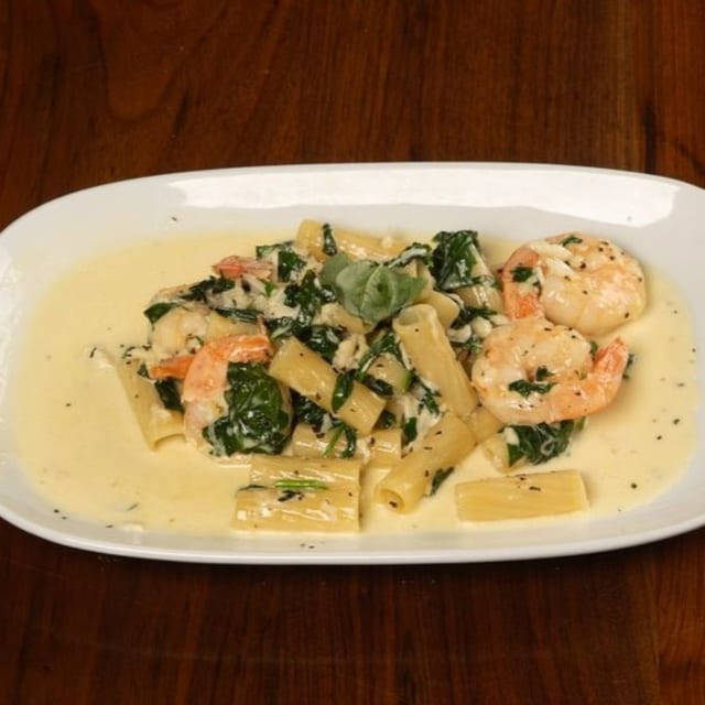 Shrimp Crab Alfredo.