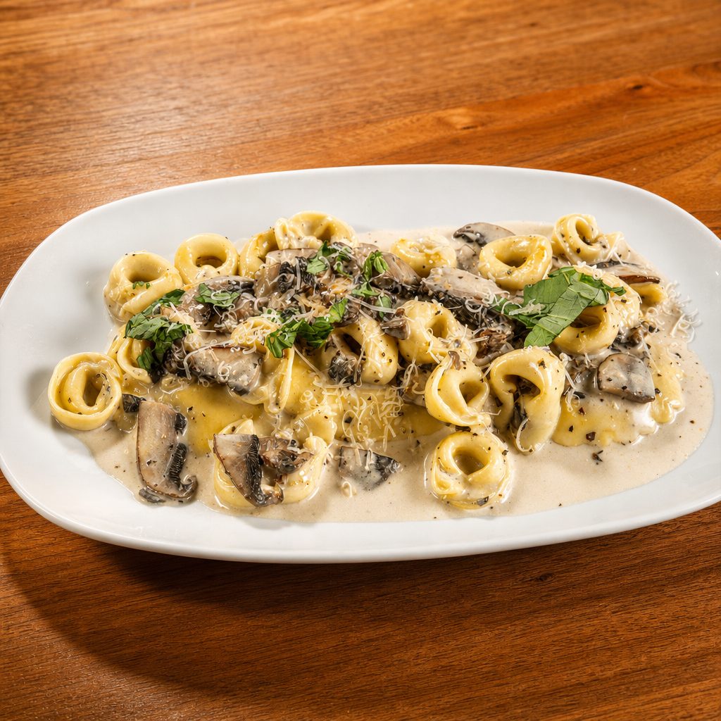 Ravioli Portobello.