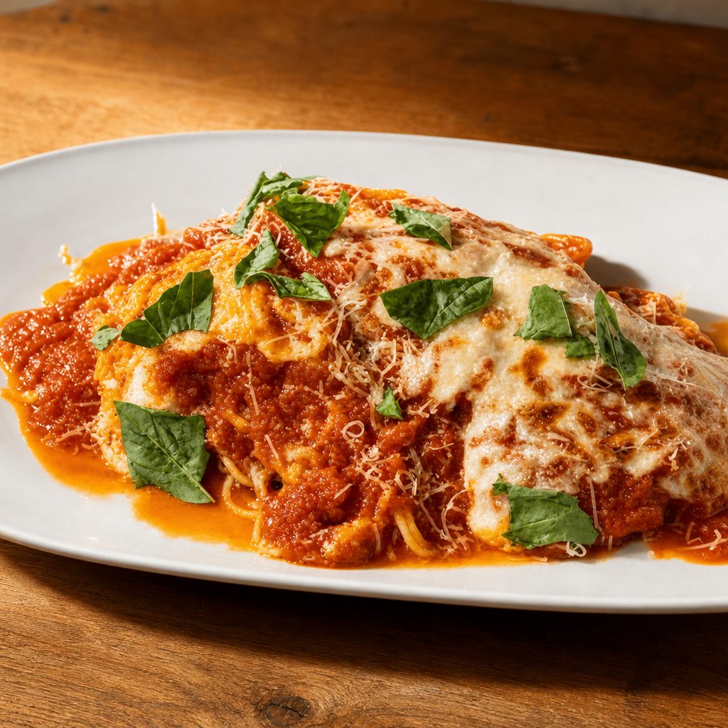 Chicken Parmigiana.