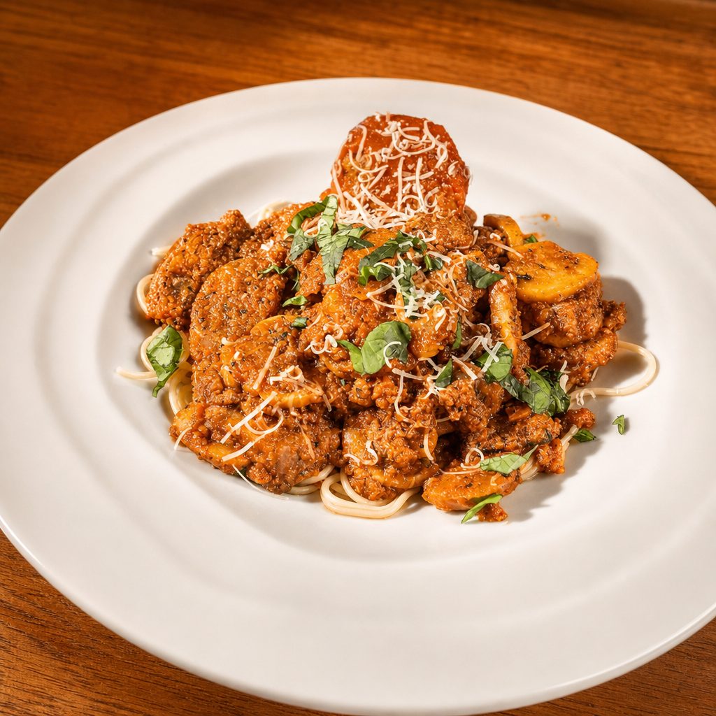 Spaghetti "The Works".