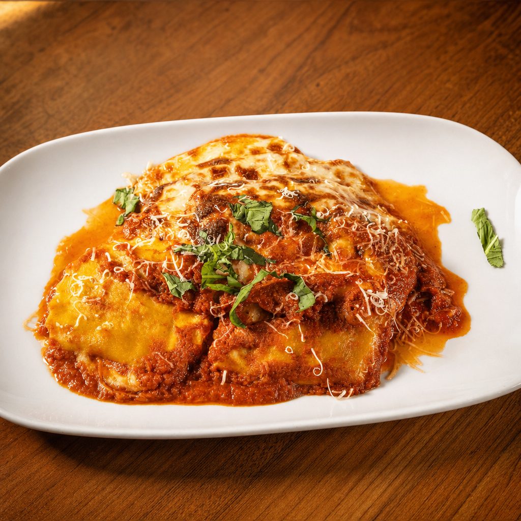 Spinach Ravioli.