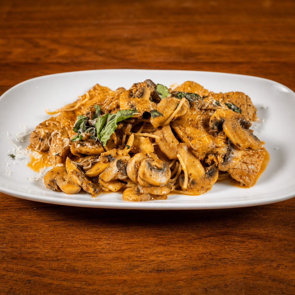 Chicken Marsala.