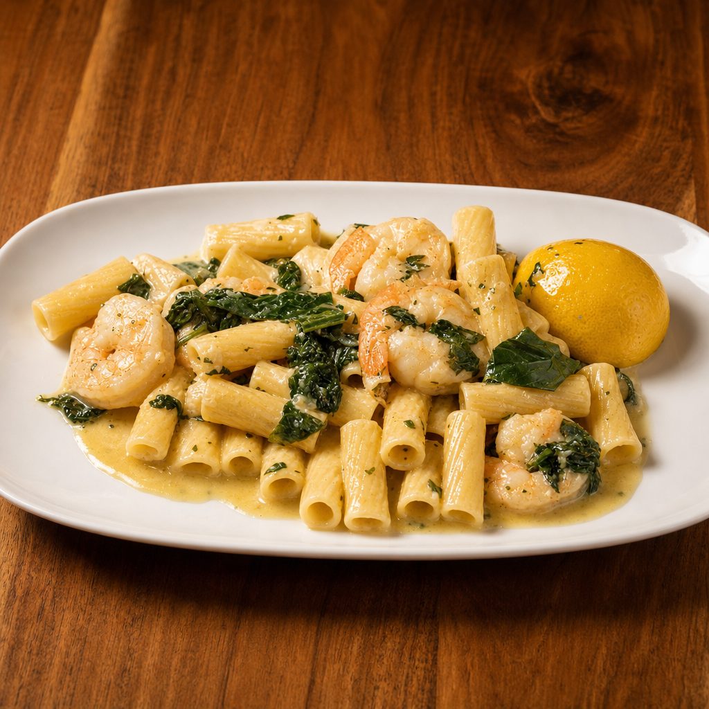 Shrimp Florentino.