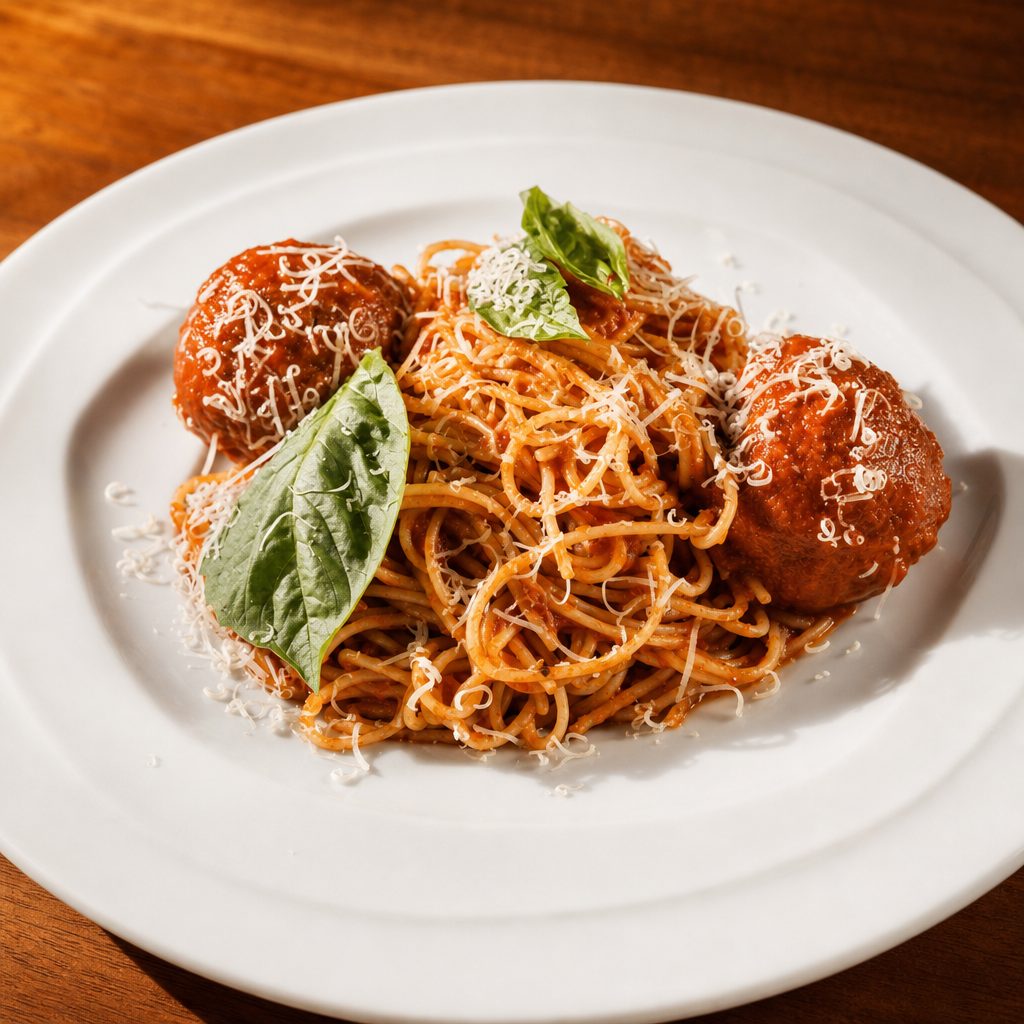 Spaghetti with Meatballs.